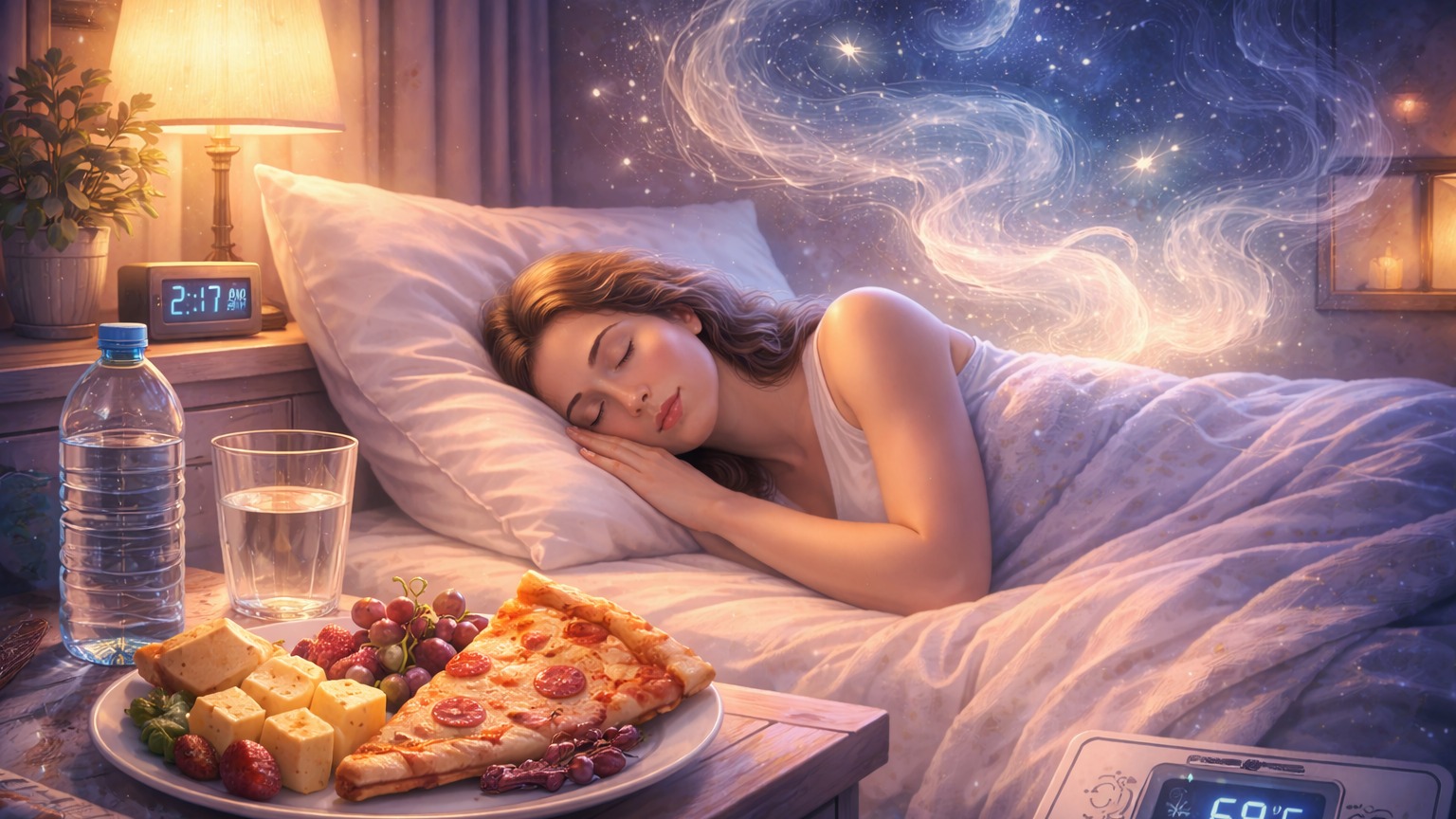 Food, body & bedroom temperature: how your night conditions shape your dreams